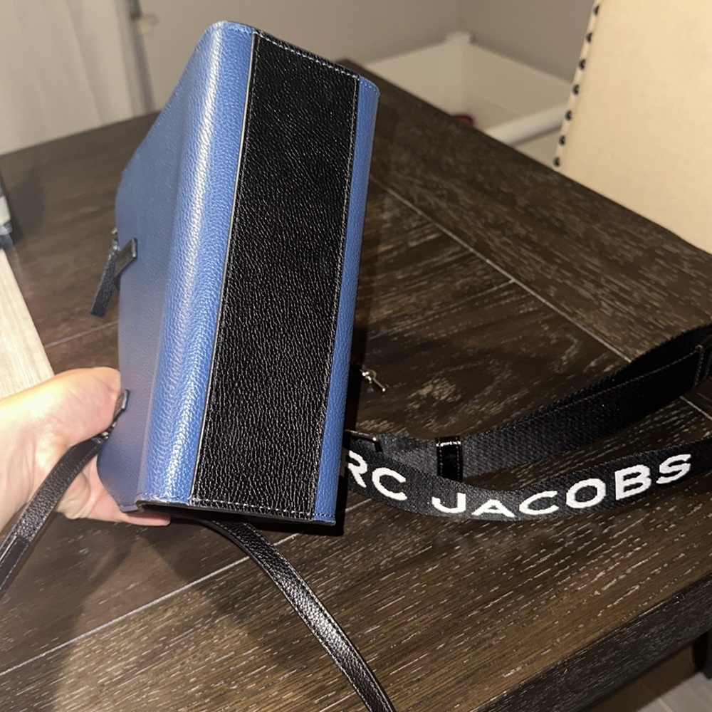 Marc Jacobs Mini Grind Colorblock Leather Tote With Additional Strap - Picture 4 of 6